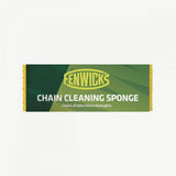 Fenwick's Chain Cleaning Sponge for workshop use, designed to clean all four sides of motorcycle or bicycle chains effectively.