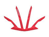 Bontrager Ballista MIPS helmet fit pad kit replacement spares, showing soft foam and adjustable straps for helmet comfort.