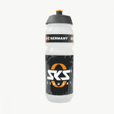 SKS Logo 750ml water bottle for cycling, BPA-free, leak-proof, durable plastic with SKS branding, suitable for outdoor rides.