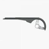 SKS Chainblade black adjustable chain guard for hub gears up to 38 teeth, protecting chain and gears on bicycle components.