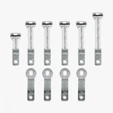 SKS Raceblade long fitting kit for road bike mudguards, clip-on design for tires up to 25mm, accessories for cycling.
