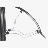 SKS Suntour fork front wheel stay kit with SECU clip for mudguard mounting, bicycle accessory for secure installation.