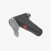 Blackburn Anyvalve air bleed pump head in black, compatible with Presta and Schrader valves for bicycle tire inflation accessories.