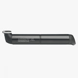 SKS Airboy XL bike pump in black with dual chambers, compatible with Presta and Schrader valves, compact accessories for cycling.