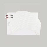 Zipp Decal Set 808/Disc Matte White/No Border Logo 700C (Complete For 1X Wheel)