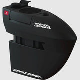 Profile Design FC35 hydration system replacement bottle in black, 1035ml capacity, with secure screw cap and ergonomic design.