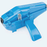 Park Tool CM-25 professional bike chain scrubber with replaceable brush and sponge cartridge for cleaning bicycle chains.