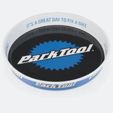 Park Tool TRY-1 workshop organizer and beer tray with compartments for tools and beverages, made of durable material.