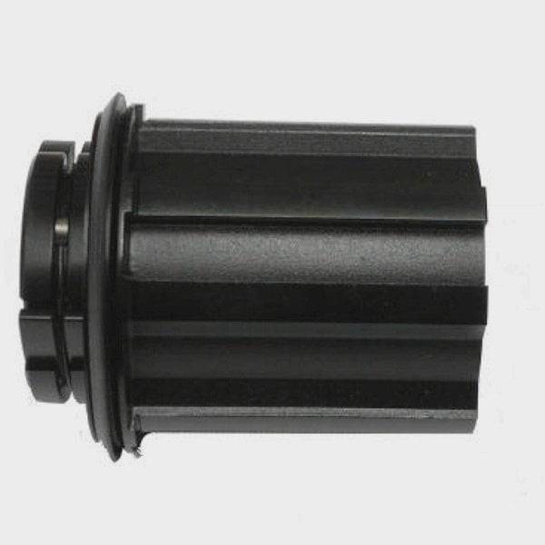 DT Swiss aluminium 3-pawl freehub body for Campagnolo hubs, replacement component with silver finish and detailed pawl mechanism.