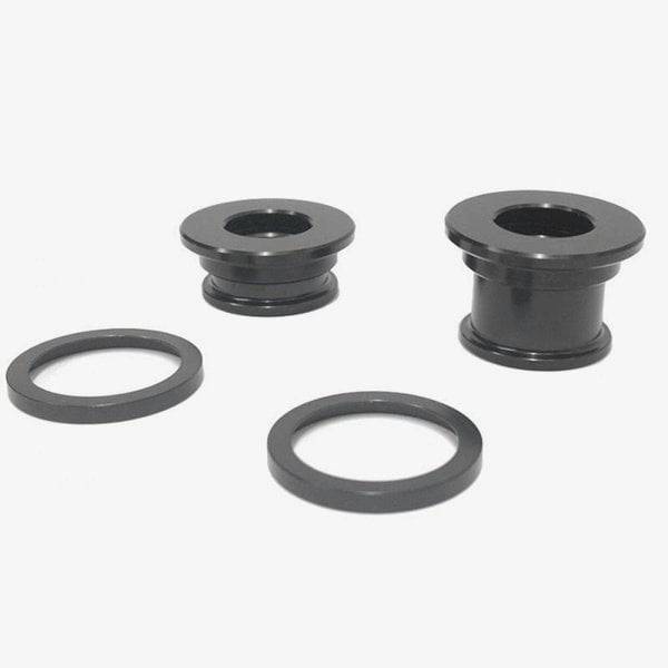 DT Swiss front torque caps for BOOST 110x15mm hubs, compatible with 350, 1700, and 1900 wheel series, shown on component image.