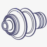 Dt Swiss Hwaxxx00S1397C End Caps For Road Front Straight Pull Single