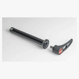 DT Swiss RWS plug-in front road thru axle with quick-release lever, 12x100mm, for bike components and wheel compatibility.