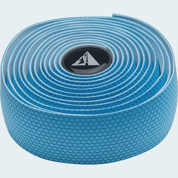 Profile Design Drive handlebar tape with adhesive backing and karbon plugs for enhanced grip on cycling handlebars.