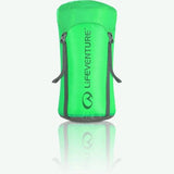 LifeVenture ultralight waterproof compression sack for travel gear organization, shown in a compact, waterproof accessory bag.