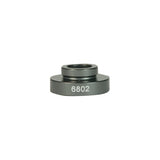 Wheels Manufacturing 6802 open bore adapter for WMFG large bearing press, workshop tool accessory in close-up view.