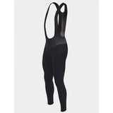 Q36.5 Long Salopette L1 Bib-Tight with Insert, water-repellent cycling tights, showing the insulated, form-fitting design and bib straps.