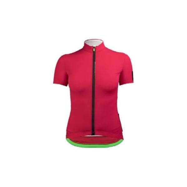 Q36.5 L1 Lady Pinstripe Short Sleeve Jersey, lightweight cycling jersey with silver thread technology, designed for women.