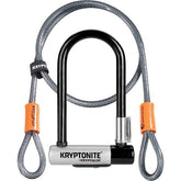 Kryptonite D-Locks - Kryptolok Mini-7 w/ Flex Cable & Flexframe Bracket