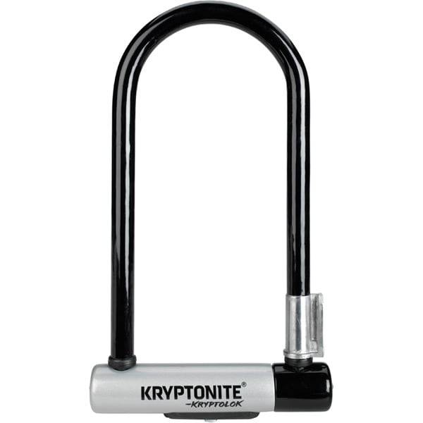 Kryptonite Kryptolok Standard U-Lock with FlexFrame Bracket, a secure bike lock with gold-rated durability and sturdy U-shaped shackle.