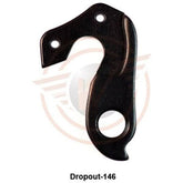 Wheels Manufacturing CNC machined replaceable derailleur hanger dropout for bike components, 146mm size.