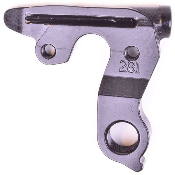 Wheels Manufacturing CNC machined derailleur hanger 281 replacement dropout for bike component upgrade or repair.