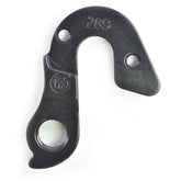 Wheels Manufacturing replaceable derailleur hanger dropout made of CNC machined aluminum, designed for bike components.