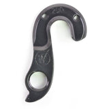 Wheels Manufacturing replaceable derailleur hanger 290 CNC machined dropout for bicycle components, shown in close-up.