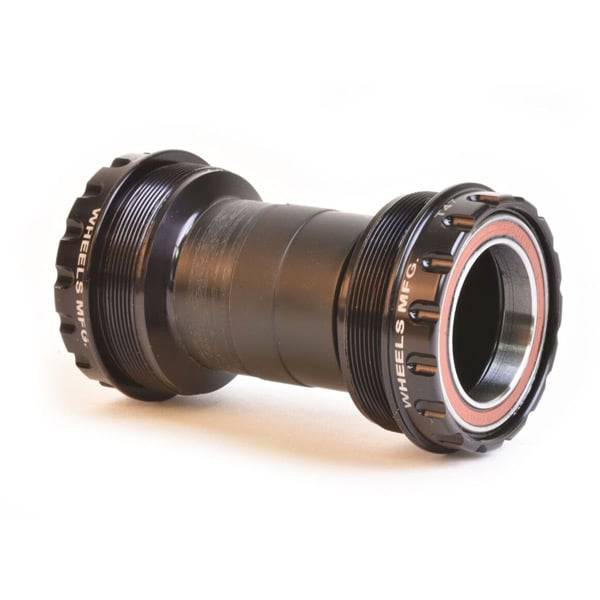 Wheels Manufacturing T47 outboard angular contact bearings for 30mm crank bottom brackets, bike component with precision engineering.