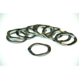 Wheels Manufacturing 30mm ID wave washer for PF30 and BB30 bottom bracket systems, showing the metal component with wave design