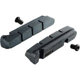 Shimano Dura-Ace R55C4-A carbon rim cartridge brake pads, pair, 1mm thinner, for high-performance bicycle braking components.