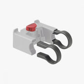 Pair of Rixen-Kaul oversize handlebar clamps for Klickfix mounts, 31.8mm, cycling accessories for secure attachment.