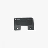 Rixen-Kaul Klickfix back plate for bar bag, secure handlebar mount accessory, shown attached to a bicycle handlebar.