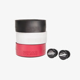 Zipp Service Course bike handlebar tape with padded grip and bar-end plugs for road bike handlebars.