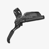 SRAM Diffusion Black Reach B1 hydraulic mountain bike brake components with rotor and bracket sold separately, close-up view.