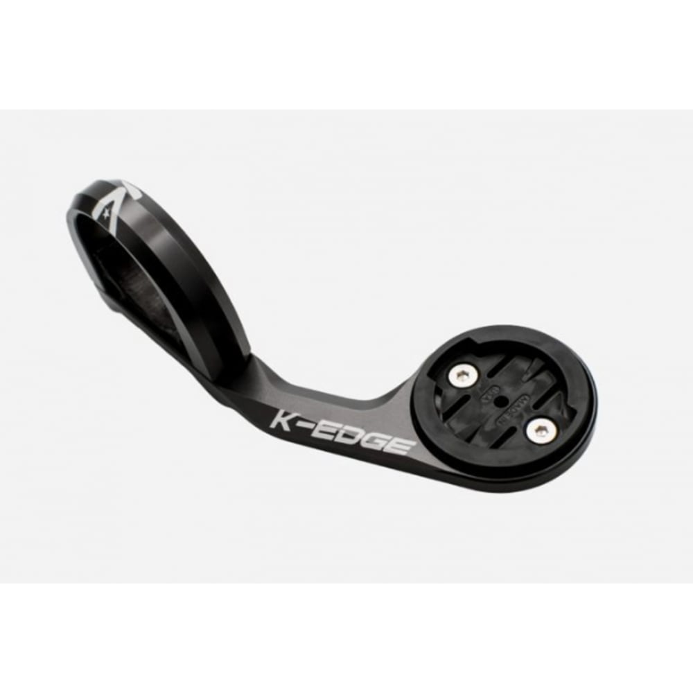 K-Edge Garmin Edge 500/800 sport mount, 31.8mm, black anodized carbon-safe cycling accessory for bike computers.