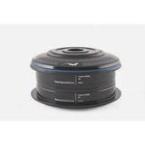 Cane Creek 40-Series ZS49/28.6 and ZS49/30 black sealed bearings bike headset component, close-up of bearings and branding