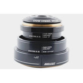 Cane Creek AngleSet threadless headset in black with ZS44/28.6 and EC56/40 cups, 13mm adjustable for bike steering components