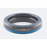 Cane Creek 110 IS52/30 black headset with sealed bearings for smooth steering, showing the headset components and branding.