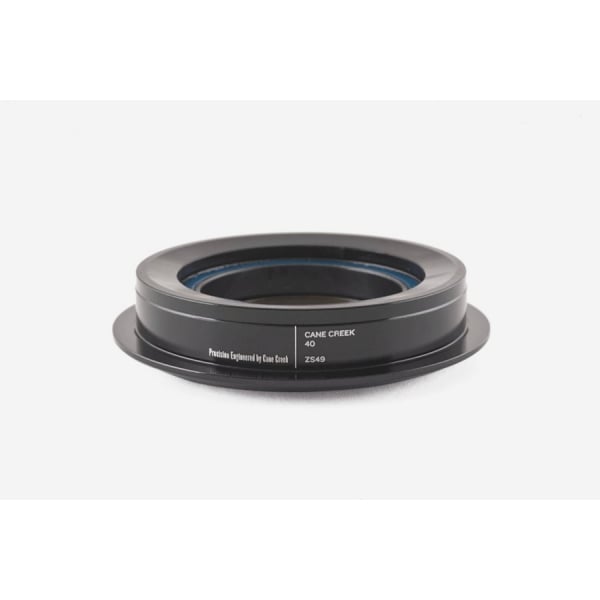 Cane Creek 40 ZS49/30 black headset component for bike steering, featuring durable construction and smooth performance.