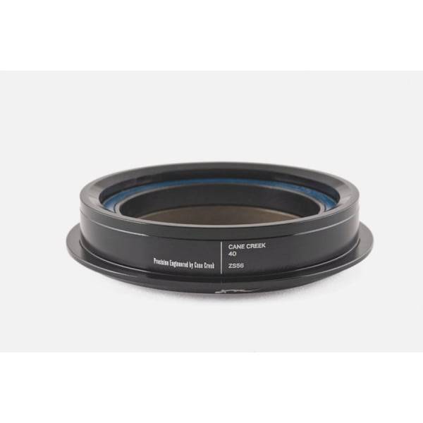 Cane Creek 40 ZS56/40 black headset showing smooth steering component for bicycle with durable construction