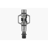 Crankbrothers Eggbeater 3 silver and black MTB pedals with mud shedding design, durable cycling components for mountain biking.