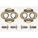 Crankbrothers standard silver cleats with 0° float for 2-bolt pedal compatibility, designed for bike pedal components.