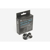 Crankbrothers rear hub conversion kit in black for bikes, converts 12x142mm to 135mm axle width, bicycle component.
