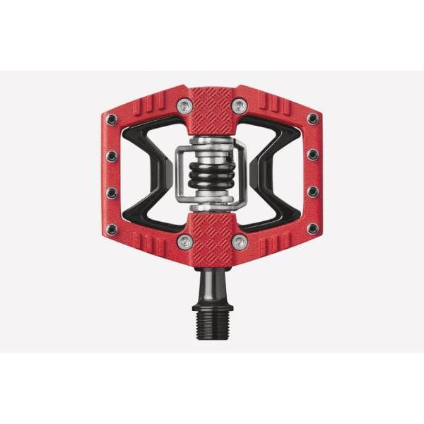 Crank Brothers Double Shot 3 hybrid clipless and flat pedal with adjustable cleats, cycling component for versatile riding.