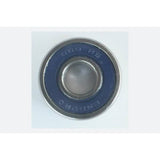 Enduro Bearings 609 2RS ABEC 3 sealed cycling hub bearings, 9x24x7mm, shown in close-up with black seals and metal casing.