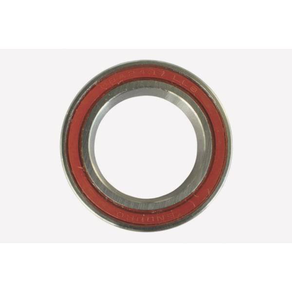 Enduro Bearings ACB MRA 2437 LLB ABEC 5 precision bearings for bicycle hubs and bottom brackets, showing metallic bearing components.