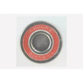 Enduro Bearings R4 LLB ceramic hybrid bearing for hubs and bottom brackets, showing its compact size and precision design.