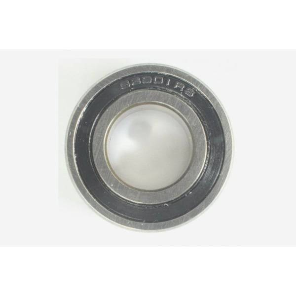 Enduro Bearings 6901 2RS stainless steel sealed bearing for bicycle hubs and bottom brackets, with rubber seals for durability