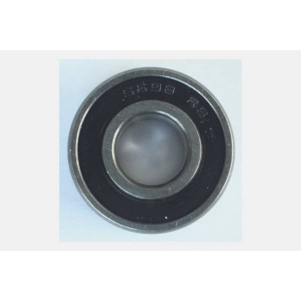 Enduro Bearings 698 2RS stainless steel sealed bike bearings in silver and black for enhanced durability and smooth rotation.