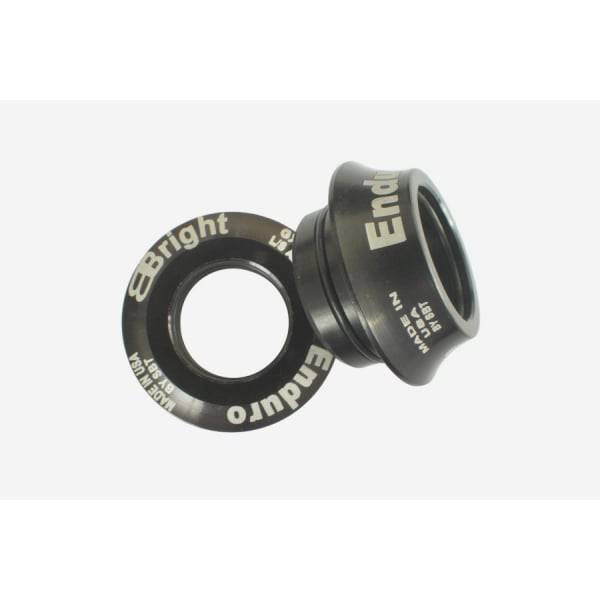 Enduro Bearings BBright to SRAM GXP chainset adaptor in black for 30mm bottom brackets, compatible with bike components.